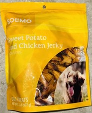 Solimo Sweet Potato Chicken Jerky Dog Treats 2 pounds