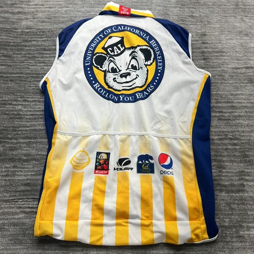 Camisa de ciclismo Voler talla L para mujer Cal UC Berkeley California Bears sin mangas - Imagen 7 de 8