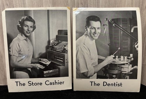 10 Stück 1961 Schullehrer Gemeinschaftshelfer s/w laminierte Fotos 10x12,5 - Bild 6 von 11