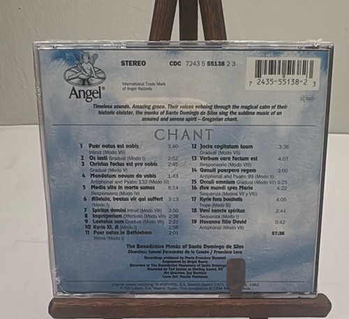 Chant CD Sealed Benedictine Monks Of Santo Domingo De Silos Angel 1994 - Picture 4 of 5