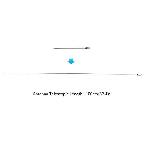 UHF Radio Antenna 400‑470MHz SMA Female Telescopic Ham Radio Antenna For BaoF FY - Afbeelding 14 van 23