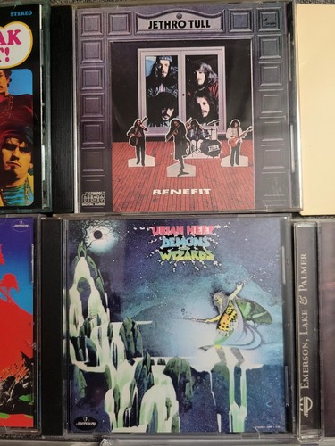 (8) Rocl CD Lot: Uriah Heep, Jethro Tull, The Mothers Of Invention, ELP - 第 3/5 張圖片