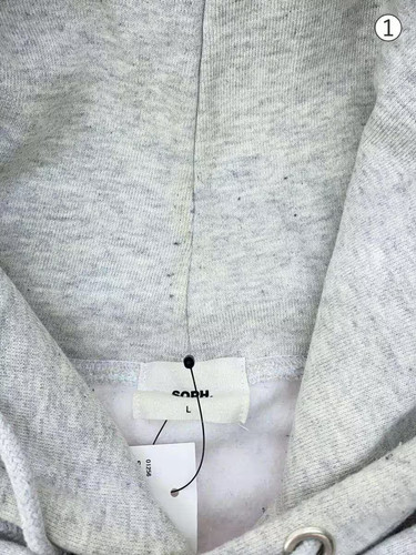 SOPHNET. Hoodie, Large, Cotton, Gray, SOPH-222102 - Picture 6 of 6