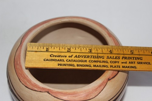 HOPI Native American INDIAN POTTERY BOWL - Antique - Picture 9 of 10