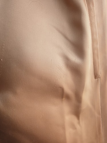 Vintage 70s Anne Klein Satin Pink Maxi Skirt With Belt Size 8 Womens - Picture 4 of 24