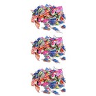  Set of 3 Polymer Clay Slippers Hanging Ornaments Jewelry Charms Bracelet