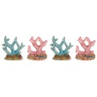 2 Count Fish Tank Landscaping Plants Tropical Coral Statue Artificial