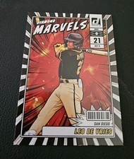 LEO DE VRIES 2025 DONRUSS DIAMOND MARVELS BASEBALL SAN DIEGO A Q4115