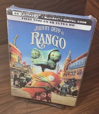 Rango Steelbook  (4K+Blu-ray) NEW (Sealed)-Free Box Shipping with Tracking