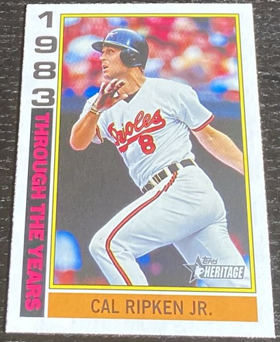 2025 Topps Heritage Through the Years Cal Ripken Jr. TTY-6