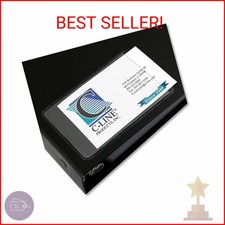 Self-Adhesive Business Card Holders, Side Load, 3-1/2 x 2, Clear, 10/Pack