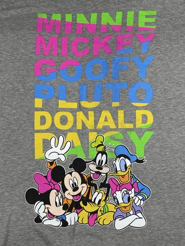 Disney Mickey Mouse And Friends Colorful Fun Neon Shirt Small Disney World - Picture 2 of 6