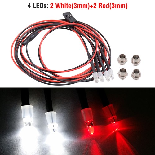 RC LED Light Kits Lamp for 1/18 1/12 1/10 1/8 1/5 Traxxas HSP SCX10 D90 HPI Cars - Picture 30 of 47
