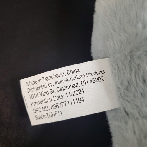 Inter-American Products Mint Green Bunny Rabbit Plush 12" Stuffed Easter Animal - Picture 7 of 8