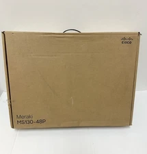 MS130-48P-HW Cisco Meraki UNCLAIMED, lightly used. Little spots on not scratch.