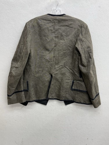Dries Van Noten Classic Green Cotton Blazer Women’s Size Small S - Picture 8 of 10