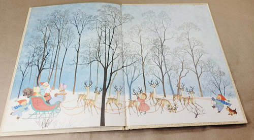 Vtg The Night Before Christmas Clement Moore & Gyo Fujikawa 1959 Picture Book - Picture 12 of 17