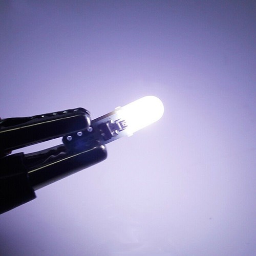 12V T5 3014 2LED Wedge Instrument Panel Light Replace 10pcs White - Picture 2 of 8