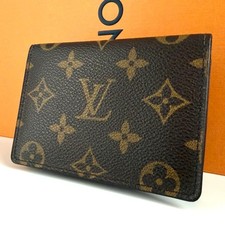 Louis Vuitton Monogram Porte 2 Cult Vertical Card Case Passport Holder