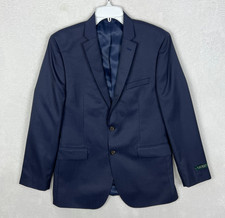 Lauren Ralph Lauren Blazer Kids Boys 20R New Navy Blue Suit Jacket Stretch