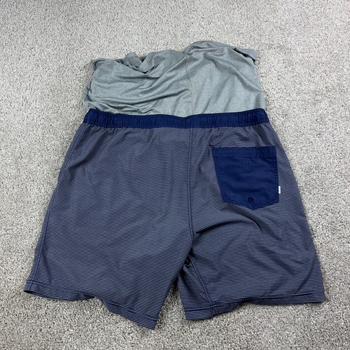 Pantalones Cortos Vuori Para Hombre Extra Grandes Azul Gris Core Gimnasio Rendimiento Elastizados Atletismo - Imagen 4 de 11