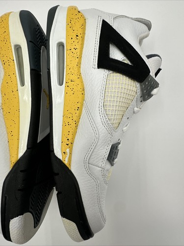 Air Jordan 4 Retro LS Tour Yellow 2006 Size 8 Used 314254-171 - Picture 7 of 22