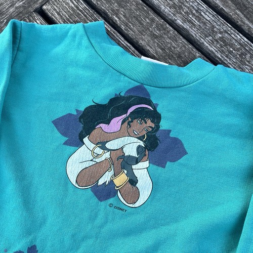 Vintage Esmeralda Hunchback Of Notre Dame 90s Disney Toddler 4 Shirt Dress - Picture 2 of 9
