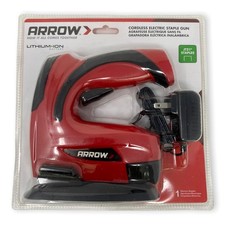 Arrow E21 Cordless Electric Staple Gun Works with JT21 Staples Red - New Sealed