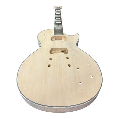 Haze E238DIY Arched Top Solid Basswood Body Maple Set-Neck HLP Electric Guitar - Picture 12 of 23