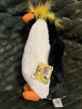 The Petting Zoo Zoo Pals Rockhopper Penguin Plush 10 Stuffed Animal Toy w/ Tags