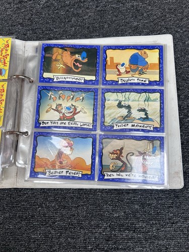 1995 Australia REN & STIMPY Trading Card Folder w Cards Bulk Lot Bundle - Bild 9 von 24