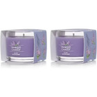 Yankee Candle Signature Votive Mini Candle Jar 1.3 oz, Lilac Blossoms Pack of 2