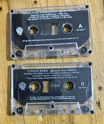 LINKIN PARK TOUR SPECIAL EDITION CASSETTE TAPES | eBay