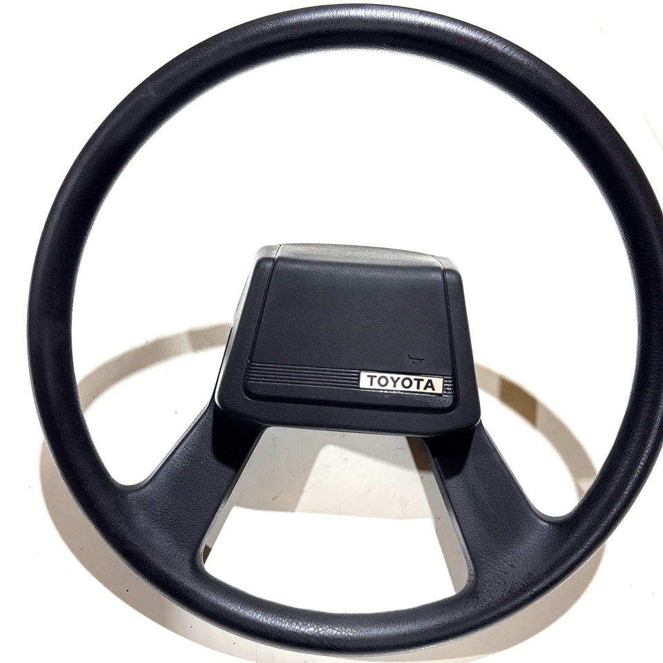 Volante camioneta Toyota 1980-1990 con bocina (OEM) Celica, furgoneta Foto 3 de 4