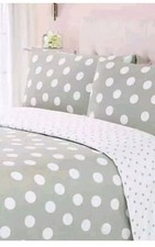 Kate Spade New York Dots Chateau Grey Double Duvet Cover And 2 Pillowcases 