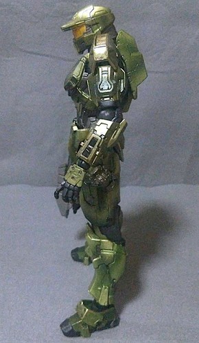 PLAY ARTS Kai Master Chief and 2 other figures, HALO action figure set, Japanese - Picture 8 of 15