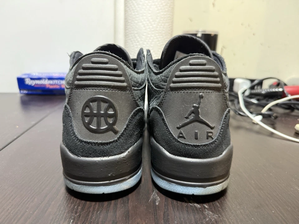 Talla 9.5 - Air Jordan 3 Retro SE Quai 54 2018 PERSONALIZADO 100% Auténtico Foto 2 de 4