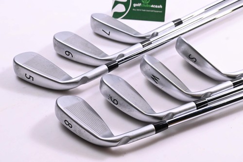 Ping G400 Irons / 5-PW+SW / Blue Dot / Regular Flex Ping AWT 2.0 Shafts - Picture 4 of 7