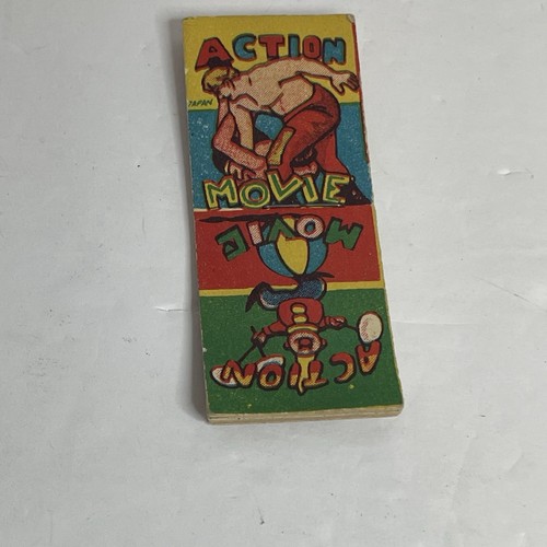Vtg Flip Action Movie Japan Wrestling Clown Animation Book - Picture 1 of 5