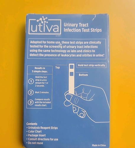 Utiva UTI Test Strips – Home Test Kit for Urinary Tract Infection – Clinicall... - Picture 4 of 5