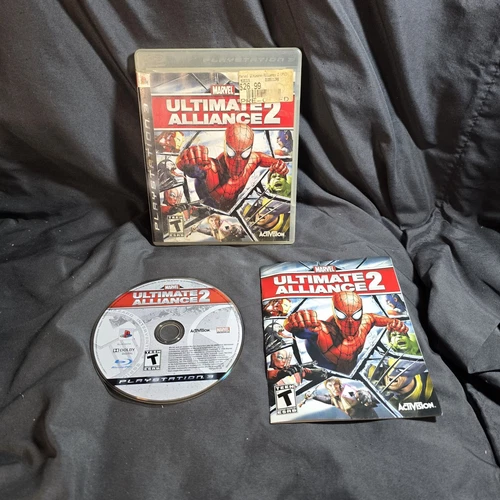 Marvel: Ultimate Alliance 2 (PlayStation 3, 2009) PS3 Complete in Box CIB