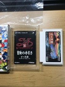 YS III 3 Wanderers From Ys Nintendo Famicom FC Japan Import F/S FedEx DHL