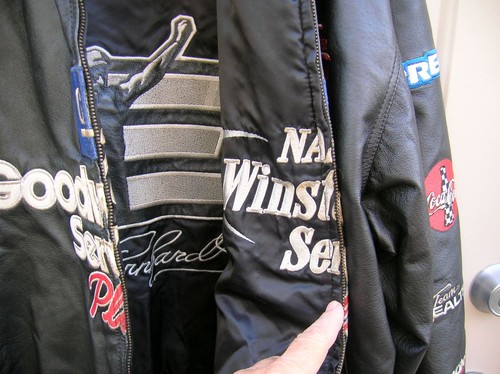 DALE EARNHARDT #3 DOUBLE SIDED CHASE AUTHENTICS WILSON LEATHER JACKET SIZE L - Picture 15 of 20