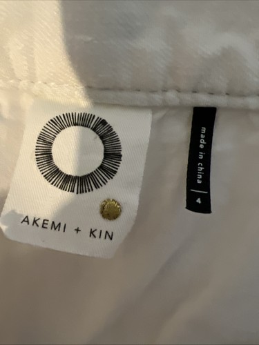 Anthropologie Akemi + Kin Riverine Midi Linen Button Up A Line Skirt Size 4 - Picture 4 of 4