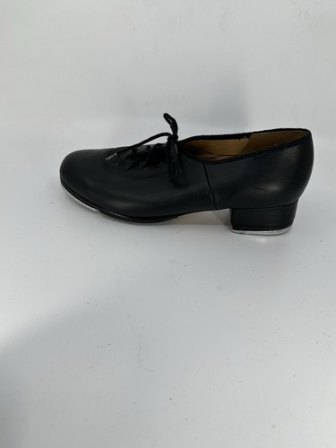 Bloch Youth Blk Leather Lace Up Tap Shoes Sz 7Y Pre-owned - Picture 11 of 17