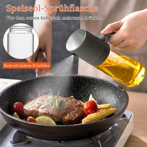 Ölsprüher für Speiseöl Öl Sprühflasche Ölzerstäuber Oil Sprayer Ölspender Spray - Bild 3 von 16