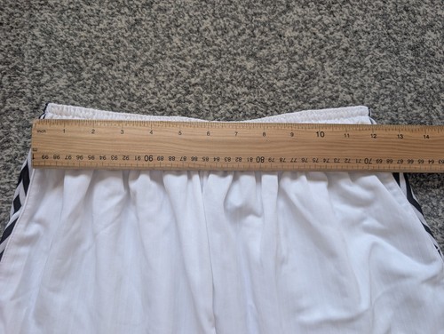 Vintage Umbro Shorts Herren 36 weiß Pro Training Fußball Soccer 90er glänzend - Bild 9 von 16