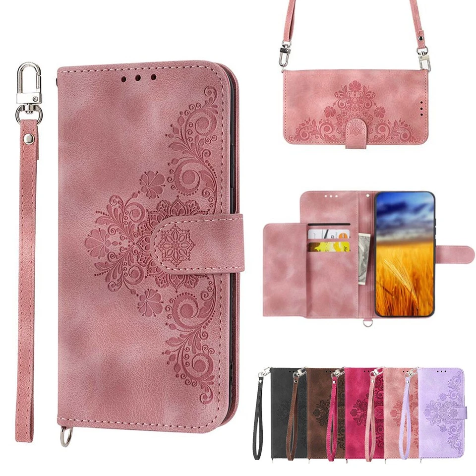 PU Leather Case For iPhone 14 11 12 13 15 Pro Max XS XR Flip Wallet Phone Cover - Image 4 of 4