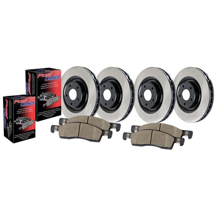 Centric 906.61094 Centric Preferred Axle Pack 4 Wheel Brake Kit - Picture 1 of 7