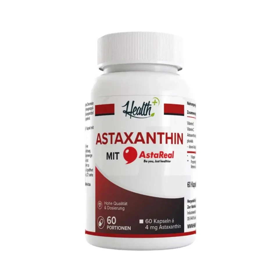 Zec+ Health+ Astaxanthin (60 Caps) Unflavored (817,95 EUR/kg) - Bild 1 von 1